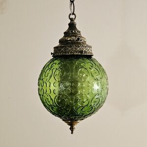 Vintage Green Hanging Pendant Light